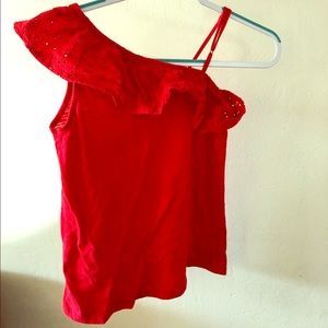 Kids Size 14 Red Tank Top